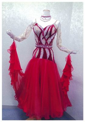 誰にも負けない社交ダンスドレスを探す