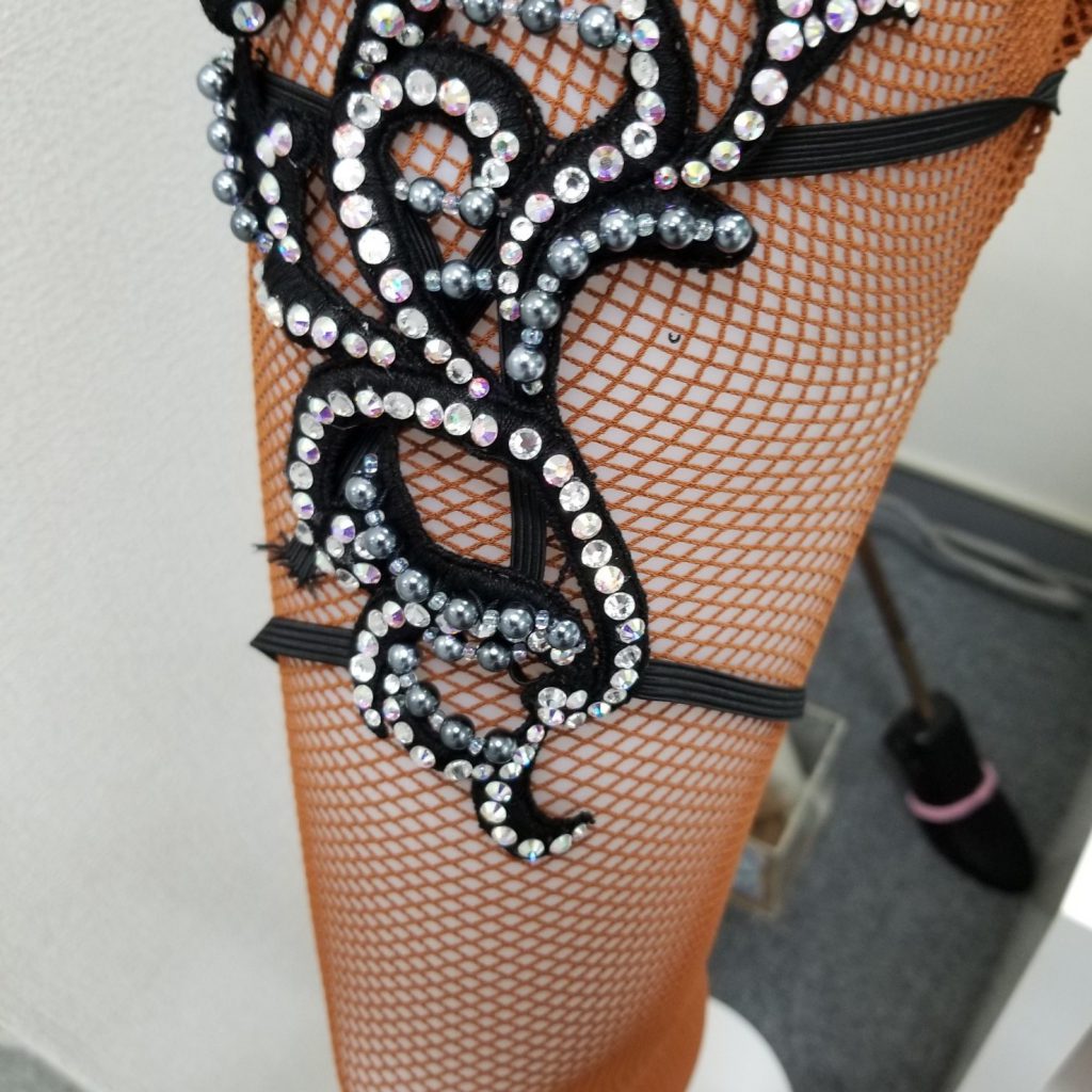 ハンドメイド 飾り付モチーフレース ヘアアクセサリー 洋服につける フィギュアスケート フラメンコ ベリーダンス 新体操 バトン 舞台衣装に使えるモチーフレース