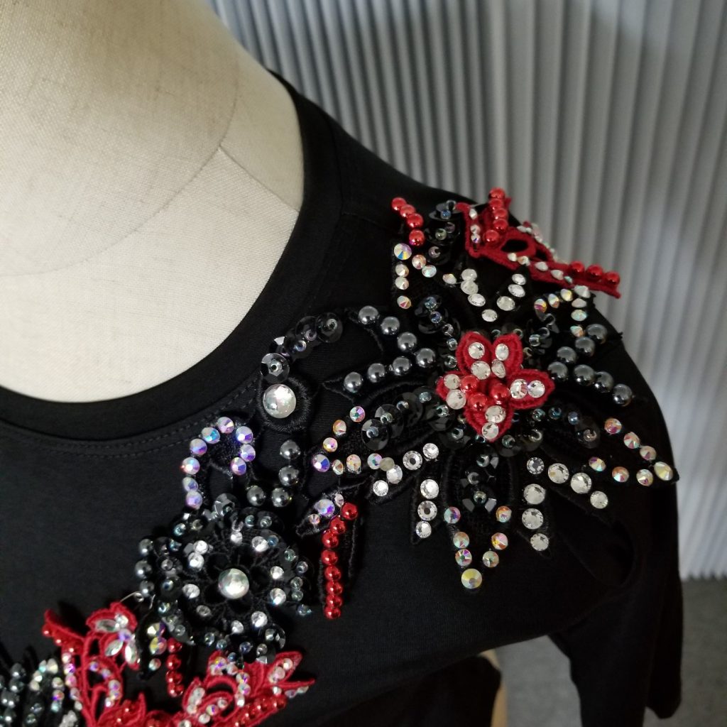 ハンドメイド 飾り付モチーフレース ヘアアクセサリー 洋服につける フィギュアスケート フラメンコ ベリーダンス 新体操 バトン 舞台衣装に使えるモチーフレース