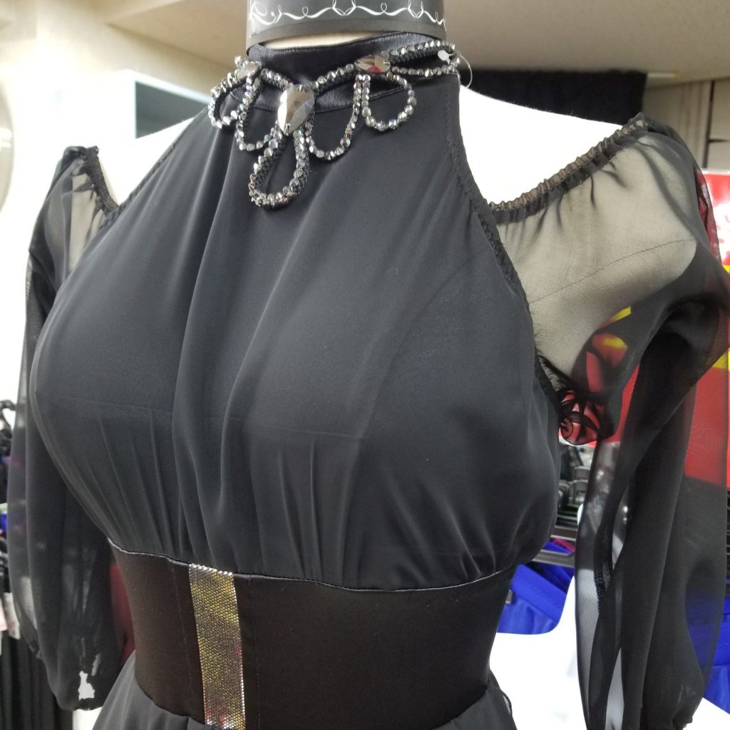 パワーストーン ネックレス ヘマタイト チョーカー11 マグネット留め具 首輪 首飾り ダンスファッション 通信販売 社交ダンス衣装 社交ダンス用チョーカー パーティードレス 西日暮里