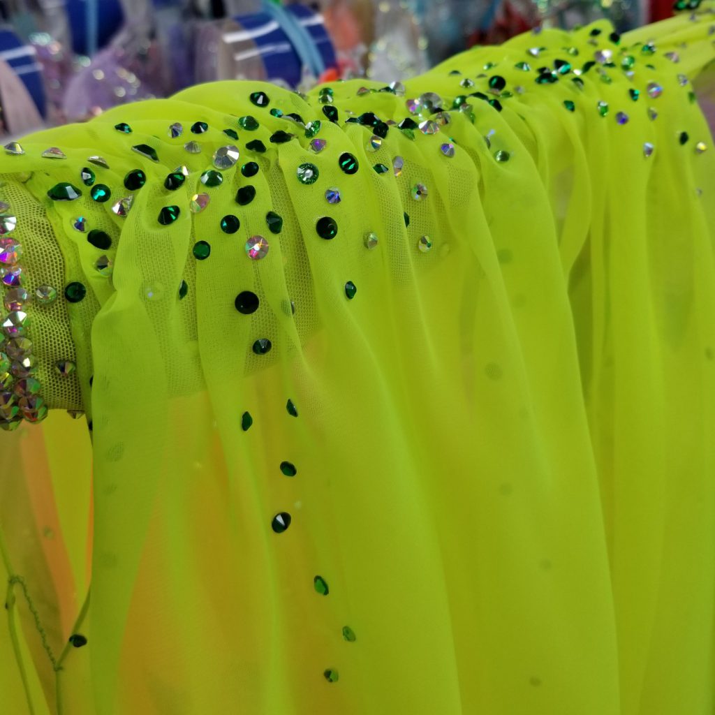 宅配試着 ネット予約 目立つ 軽量
スタンダードドレス ライムカラー 蛍光色 競技用スタンダードドレス アネックス Mサイズ