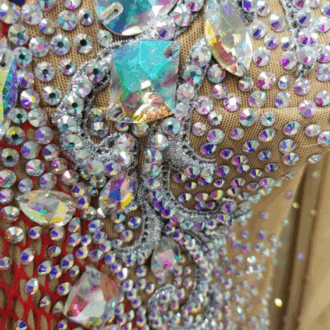 コンペ・デモ用高級社交ダンスドレスを自宅で試着したい