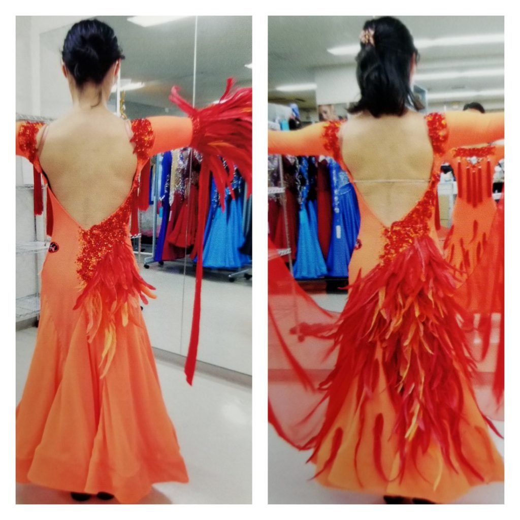 ラテンドレスリフォーム スタンダードドレスリフォーム 社交ダンスドレスリフォーム ドレスお直し 衣装お直し 衣装リフォーム ドレス丈上げ ドレス裾上げ ドレス裾カット ドレスフロート
