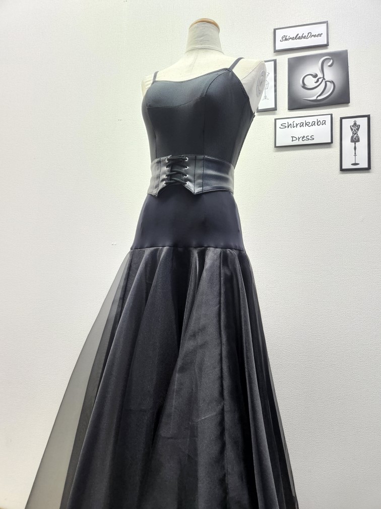 ダンス衣装 ダンス用インナー 背中の開いたドレスインナー 社交ダンス用インナー ダンス設計のレディースインナー