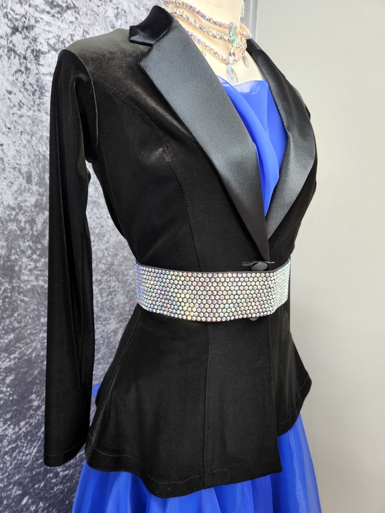 ゴムベルト 社交ダンス用ベルト 石付ベルト 石付ゴムベルト キラキラベルト