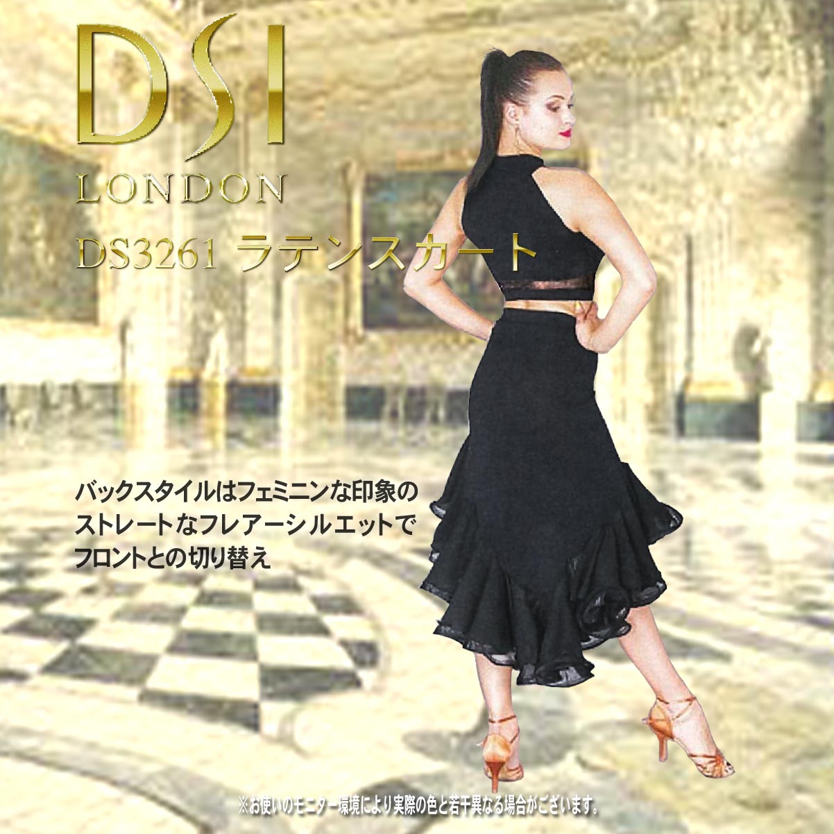 DS3261 ラテンスカート - 画像 (3)