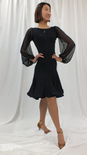 ホースヘア入りフレアーラテンスカート