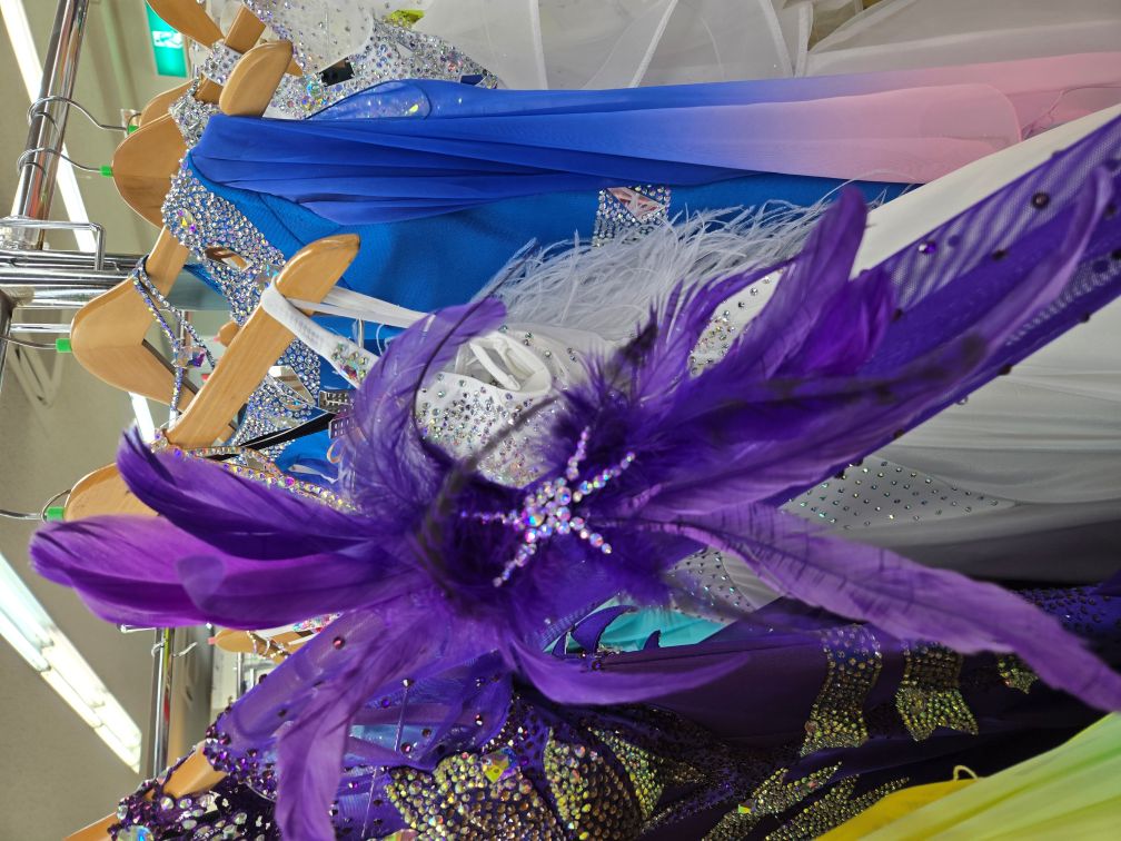 モダンドレス袖 社交ダンスドレス袖リメイク 社交ダンスドレスフロートリメイク 社交ダンスドレスフロート直し ドレスリフォーム ドレスリメイク