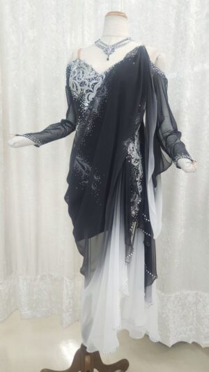 【試着・レンタル・購入】Lサイズルンバ用グラデーションラテンドレス