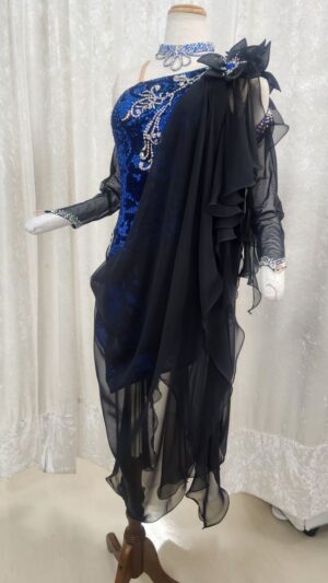 【試着・レンタル・購入】オーシャンブルーのルンバドレス