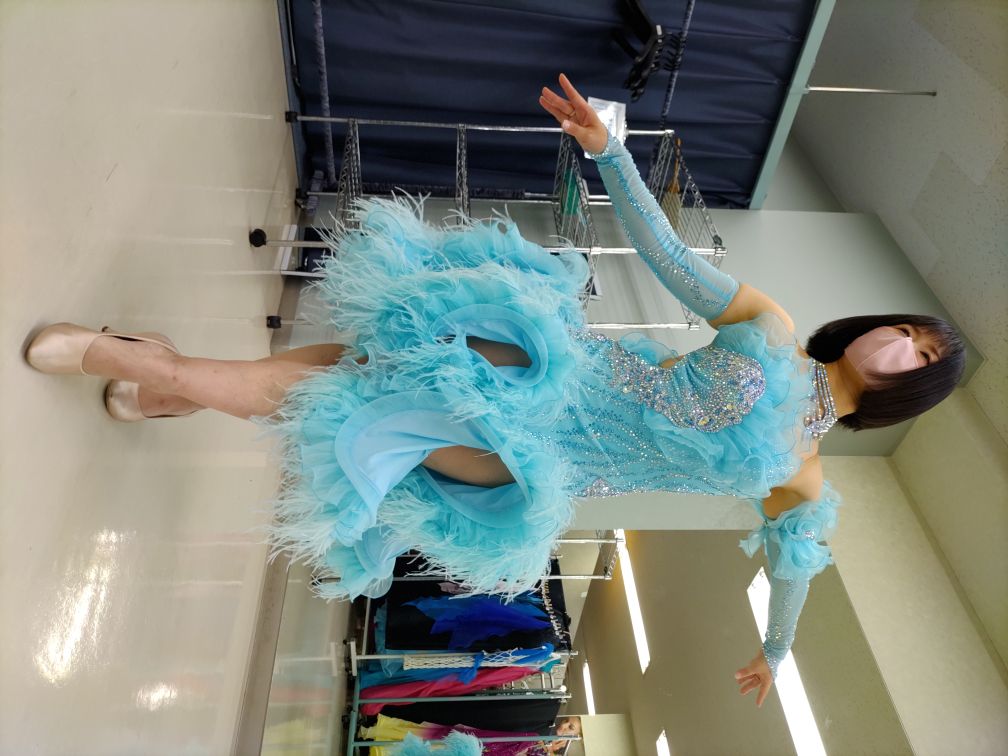 体型カバーラテンドレス　ラテンドレス　社交ダンスドレス　社交ダンスドレスお悩み　